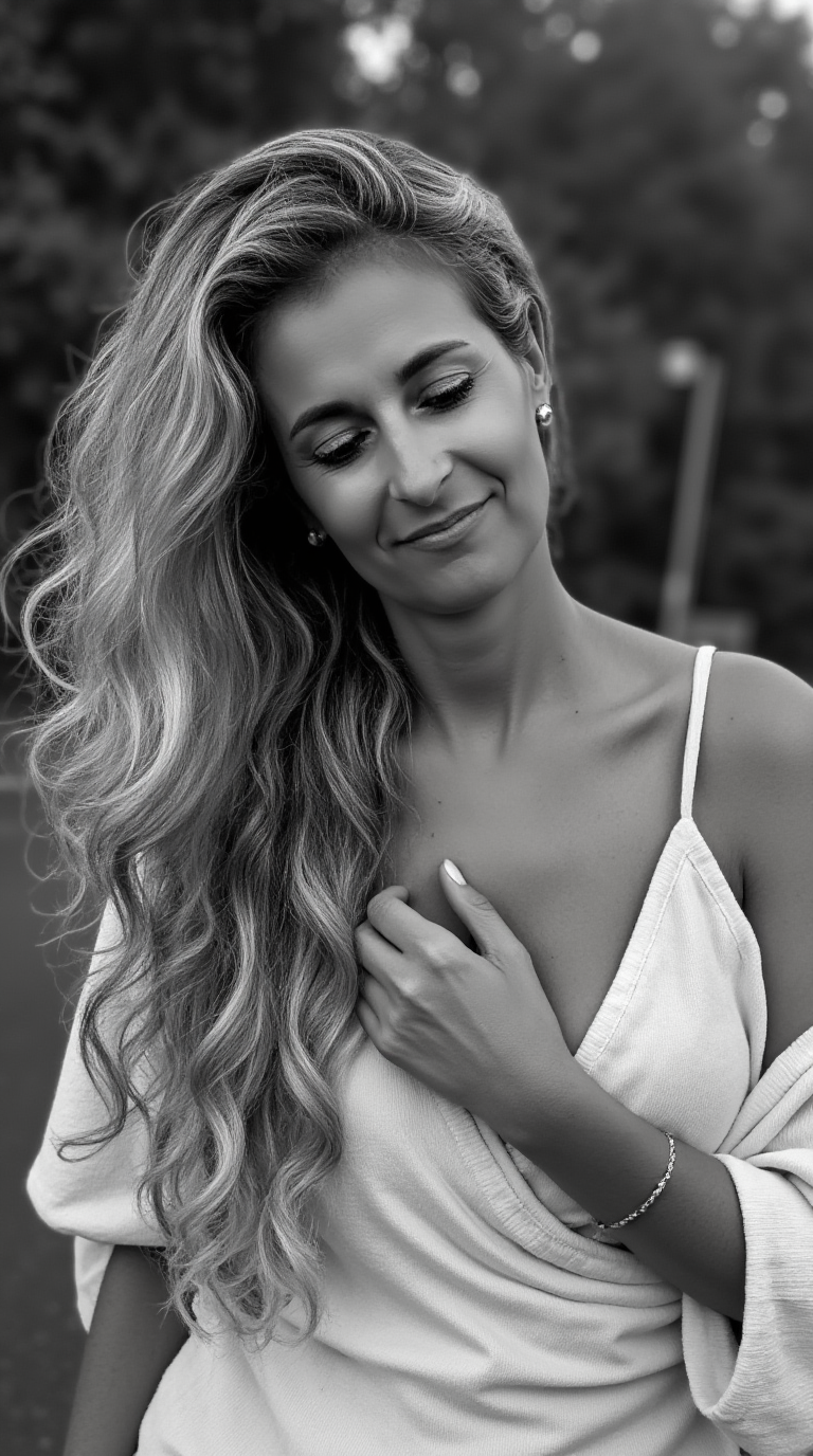 Susanne Wachter &ndash; Schwarz-Wei&szlig; Portrait